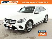 Usado Mercedes GLC220 AMG line 170 CV (125 kW) 2019 Blanco SUV