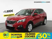 Usado Peugeot 3008 Active 130 CV (95 kW) 2019 Rojo SUV