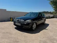 Usado Mercedes C200 Avantgarde 136 CV (100 kW) 2010 Negro Familiar
