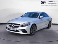 Usado Mercedes C220 AMG line 195 CV (143 kW) 2019 Blanco Berlina