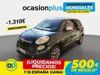 Usado Fiat 500L Lounge 95 CV (69 kW) 2017 Verde Monovolumen