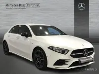 Usado Mercedes A180 AMG line 116 CV (85 kW) 2021 Blanco Berlina