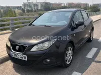 Usado Seat Ibiza Reference 90 CV (66 kW) 2009 Negro Berlina