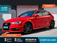 Usado Audi A3 Sportback S-Line 150 CV (110 kW) 2013 Rojo Utilitario