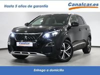 Usado Peugeot 3008 GT-line 131 CV (96 kW) 2019 Negro SUV