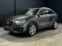 Usado Audi Q3 S-Line 140 CV (102 kW) 2014 Gris / plata SUV