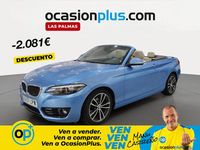 Usado BMW 218 136 CV (100 kW) 2019 Azul Descapotable