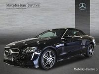 Usado Mercedes E400 AMG line 333 CV (244 kW) 2017 Negro obsidiana Descapotable