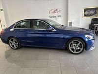 Usado Mercedes C220 170 CV (125 kW) 2017 Azul Berlina
