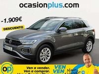 Usado VW T-Roc Life 110 CV (80 kW) 2022 Gris SUV