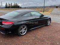 Usado Mercedes C220 AMG line 170 CV (125 kW) 2017 Negro Coupe