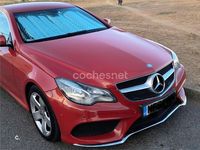 Usado Mercedes E220 170 CV (125 kW) 2014 Rojo Coupe