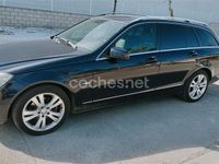 Usado Mercedes C200 136 CV (100 kW) 2010 Azul Familiar