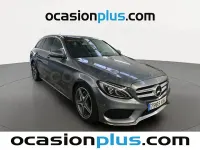 Usado Mercedes C220 170 CV (125 kW) 2018 Gris / plata Familiar