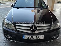 Usado Mercedes C200 Avantgarde 163 CV (119 kW) 2008 Negro Berlina