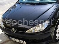 Usado Peugeot 206 90 CV (66 kW) 2005 Negro Berlina