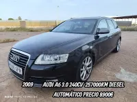 Usado Audi A6 240 CV (176 kW) 2009 Negro Familiar