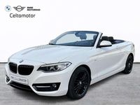 Usado BMW 218 Sport Line 150 CV (110 kW) 2016 Blanco Descapotable