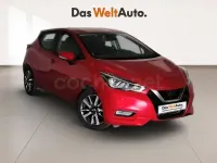 Usado Nissan Micra Acenta 71 CV (52 kW) 2018 Rojo Utilitario