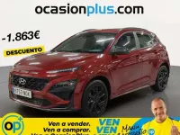 Usado Hyundai Kona N Line 120 CV (88 kW) 2023 Rojo SUV