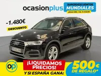 Usado Audi Q3 Design 150 CV (110 kW) 2017 Negro SUV