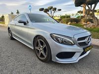 Usado Mercedes C220 AMG line 170 CV (125 kW) 2016 Gris / plata Coupe
