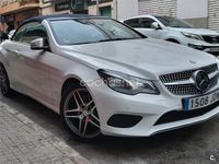 Usado Mercedes E220 170 CV (125 kW) 2015 Blanco Descapotable