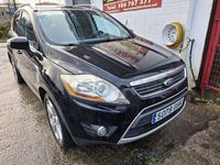Usado Ford Kuga Titanium 136 CV (100 kW) 2009 Negro SUV