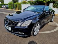 Käytetty Mercedes E350 Avantgarde 265 HP (194 kW) 2011 Musta Avoauto