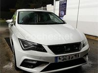 Usado Seat Leon FR 125 CV (91 kW) 2018 Blanco Berlina