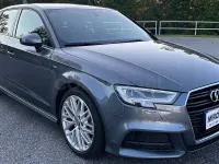 Usado Audi A3 S-Line 150 CV (110 kW) 2019 Gris / plata Berlina