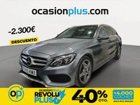 Usado Mercedes C220 170 CV (125 kW) 2018 Gris Familiar
