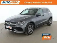 Usado Mercedes GLC220 AMG line 194 CV (142 kW) 2020 Gris SUV