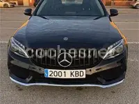 Usado Mercedes C220 AMG line 170 CV (125 kW) 2017 Negro Berlina