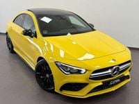 Usado Mercedes C220 AMG 306 CV (225 kW) 2019 Amarillo Coupe
