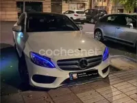 Usado Mercedes C220 Exclusive 170 CV (125 kW) 2015 Blanco Berlina