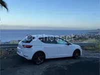 Usado Seat Leon Style 130 CV (95 kW) 2018 Blanco Berlina