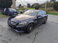 Usado Mercedes C200 Avantgarde 136 CV (100 kW) 2015 Azul Familiar