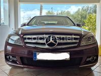 Usado Mercedes C180 Avantgarde 156 CV (114 kW) 2009 Granate Berlina