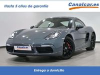Usado Porsche Cayman 299 CV (219 kW) 2017 Azul Coupe