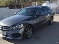 Usado Mercedes C220 170 CV (125 kW) 2018 Gris / plata Familiar