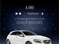 Usado Mercedes A180 AMG line 122 CV (89 kW) 2017 Blanco Berlina