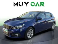 Usado Peugeot 308 Allure 110 CV (80 kW) 2018 Azul Utilitario