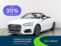 Usado Audi A5 Cabriolet S-Line 190 CV (139 kW) 2018 Blanco Descapotable
