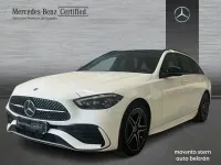 Usado Mercedes C220 AMG line 200 CV (147 kW) 2022 Blanco Familiar