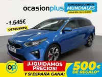 Usado Kia Ceed 136 CV (100 kW) 2021 Azul Utilitario