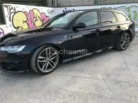 Usado Audi A6 S-Line 190 CV (139 kW) 2018 Negro Familiar
