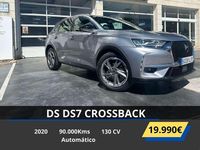 Usado DS Automobiles DS7 Crossback So Chic 130 CV (95 kW) 2020 Gris / plata SUV