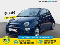 Usado Fiat 500 Dolcevita 70 CV (51 kW) 2022 Azul Descapotable