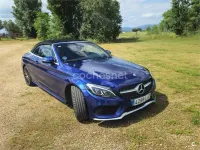 Używany Mercedes C220 170 KM (125 kW) 2017 Niebieski Kabriolet